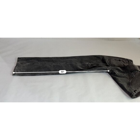 NWOT NA-KD Straight Leg Jeans in Washed Black - Picture 3 of 7